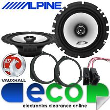 Vauxhall Astra G 1998-2004 Alpine 440 Watts Front Door Car Speakers Upgrade Kit