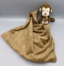 Mothercare Brown Snuggle Monkey Chimp Baby Comforter Blankie Blanket Soother