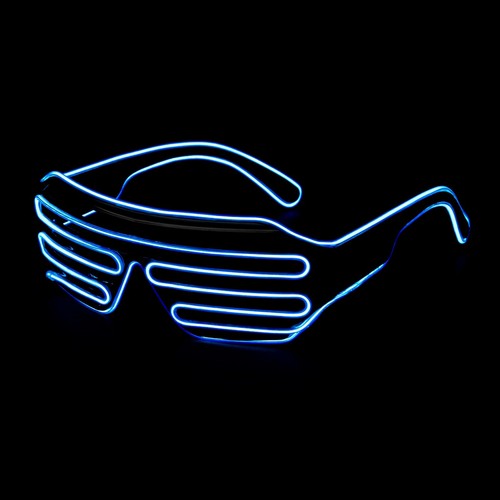 Blue wire led light up - el,
