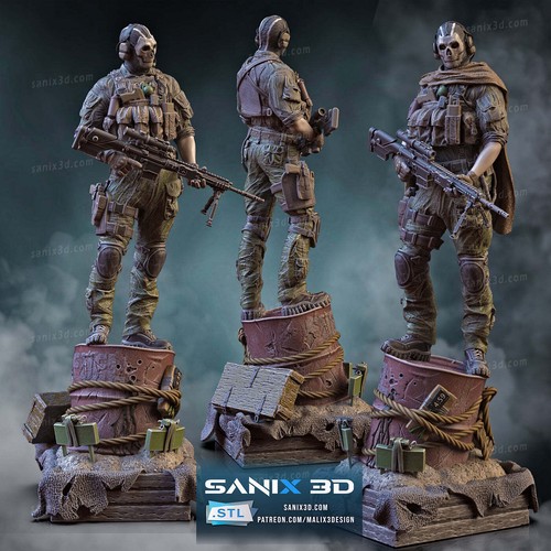 Ghost 3d - (call, duty)