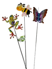 3 x Garden Ornaments Metal