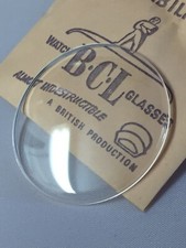 BCL Acrylic Glass For Open Face Pocket Watches NOS Sizes 36.2mm-49.8mm Low Dome