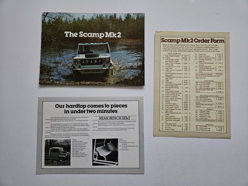Mini scamp mk2 sales brochure - mini,