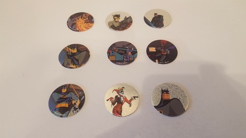 Vintage 1995 batman pogs x - batman,