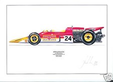 Jochen Rindt ltd.ed.signed art