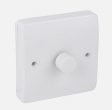 MK EMK Electric K1511WHI Logic Plus White Moulded 1 Gang 1 Way Dimmer Switch (27