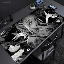 90x30cm Anime Mask Girl Gaming Mouse Pad Yuki Aim XXL Desk Mat E-Sports Keyboard