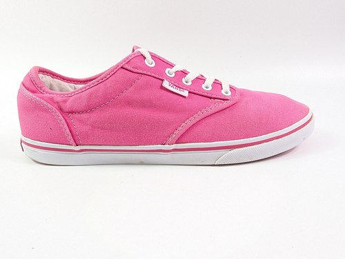 Vans pink canvas trainers 5 - pink,