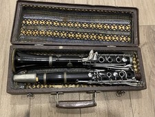 Old vintage wooden - old, clarinet
