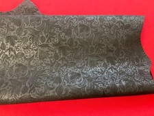 Black floral leather - black, floral,leather