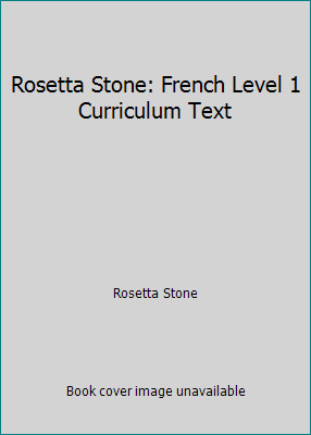 Rosetta stone french level - rosetta,