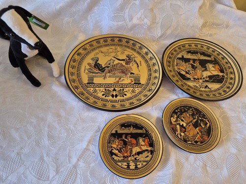 Hand painted set greek - hand,