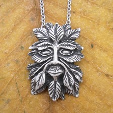 Pewter Greenman Necklace -