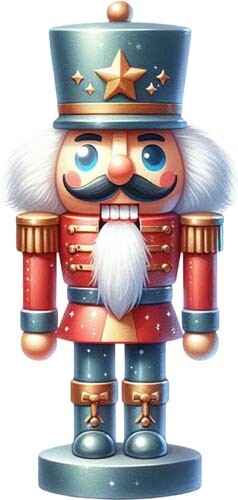 Christmas nutcracker wall art - nutcracker,
