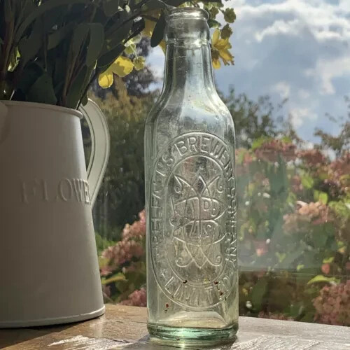 Clear green vintage - clear, bottle