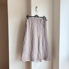 Vintage Crea Concept Minimalist Linen Maxi Skirt 10 12 Subversive Cargo Gorpcore