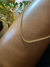 Vintage 9ct Gold Belcher Chain Necklace - 7g