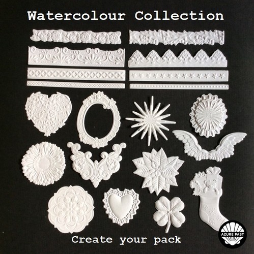 Embossed die cuts - 10,