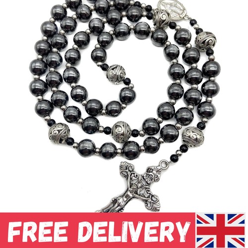 Durable hematite beads rosary - durable,