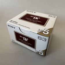 Sony 63min minidv - 5x,