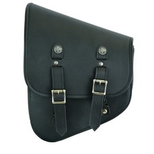 Pannier Bag Motorcycle Leather Saddle bags Waterproof Motorbike Luggage Tool Bag