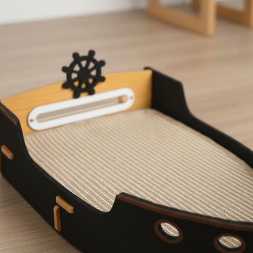 Pirate ship feline bed - ship,