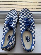 VANS Size 8 Blue and White -