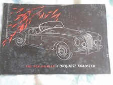 Daimler Conquest Roadster brochure undated ref R27/010/117 UK market
