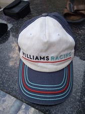 HACKETT x WILLIAMS RACING F1 cap One Size adjustable white and blue cotton vgc