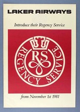 LAKER AIRWAYS REGENCY SERVICE