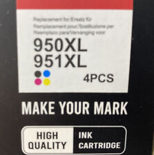 4 Ink Cartridges For HP Officejet Pro 8610 8620 8600 Plus (950XL 951XL)