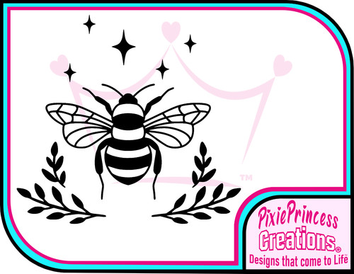 Bumble bee sticker vinyl - bee, c