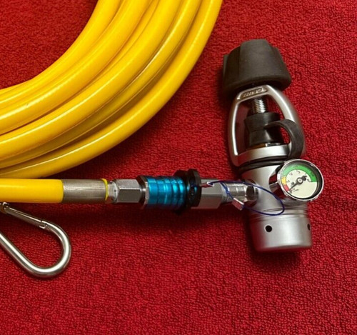 Hookah diving 1st - stage, dive