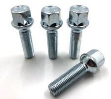 4 x ALLOY WHEEL BOLTS FOR AUDI