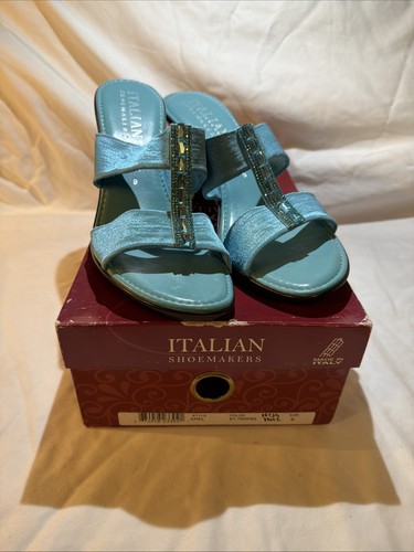 Rare italian shoemakers aqua - italian,
