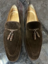 Berluti Brown Suede Leather
