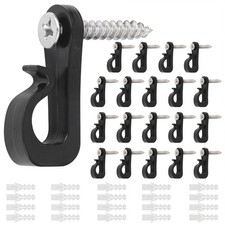 20 Black Q Hanger Hooks Rust