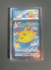 Pokémon VMAX Flying Pikachu Card 007/025 Celebrations Full Art ACE 10 GEM MINT 