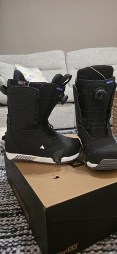 Burton steo snowboard - on, boots