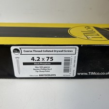 TIMCO Coarse Collated Thread Drywall Screw 75 x 4.2mm Box of 500