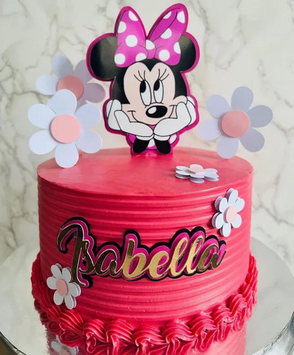 Minnie mouse cake topper - mouse,