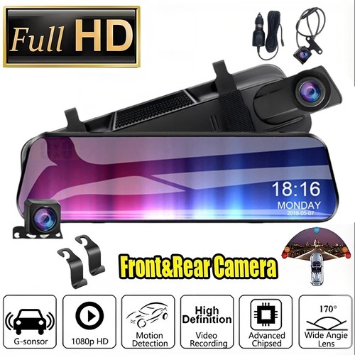 1080p mirror dash cam - 10",