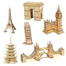 3D Wooden Puzzle Game Big Ben
