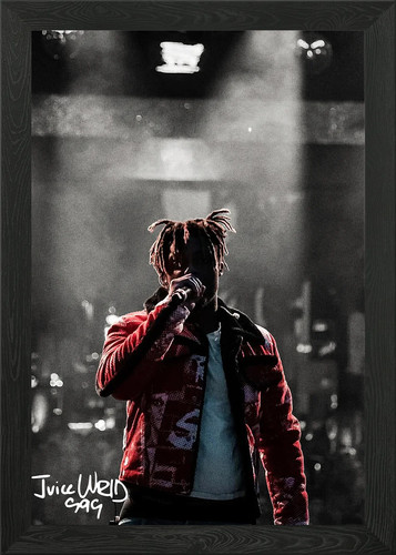 Juice wrld framed wall art - framed,