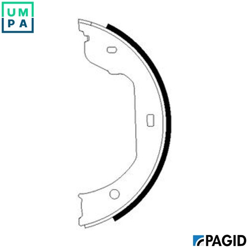 Brake shoe set parking - brake,