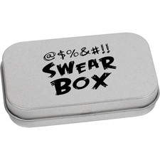 'Funny Swear Box' Metal Hinged