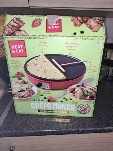 Electric crepe maker and - maker,