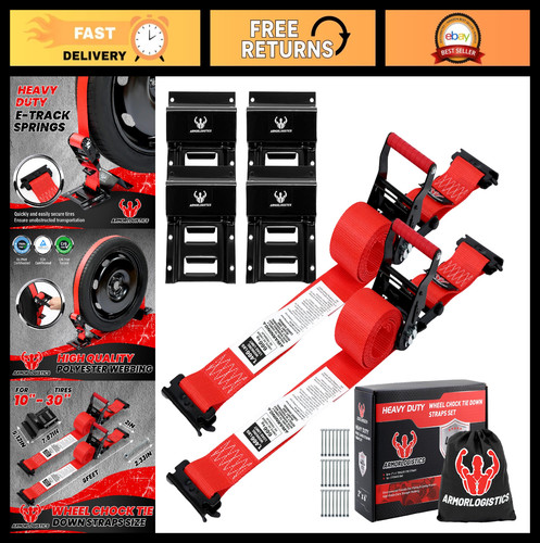 Heavy duty wheel chock tie - duty,