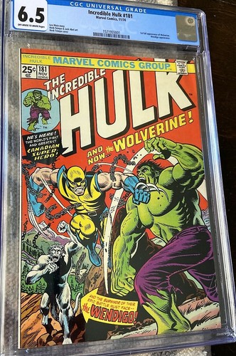 Incredible hulk 181 cgc - incredible,