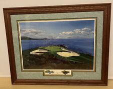 ELIZABETH PEPER "THE DREAM COURSE" LIMITED EDITION SIGNED C.O.A. Pebble Hole 7